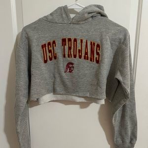 Vintage USC cropped sweatshirt/hoodie